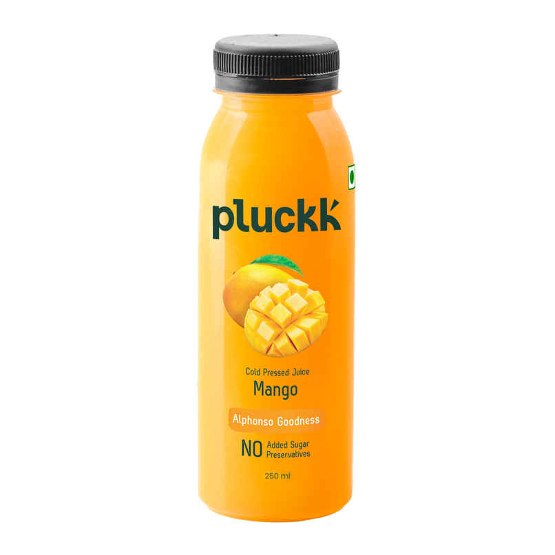 Pluckk Cold-Pressed Mango Fruit Juice | No Added Sugar | No Preservatives | Rich in Potassium Pluckk Cold-Pressed Mango Fruit Juice | No Added Sugar | No Preservatives | Rich in Potassium