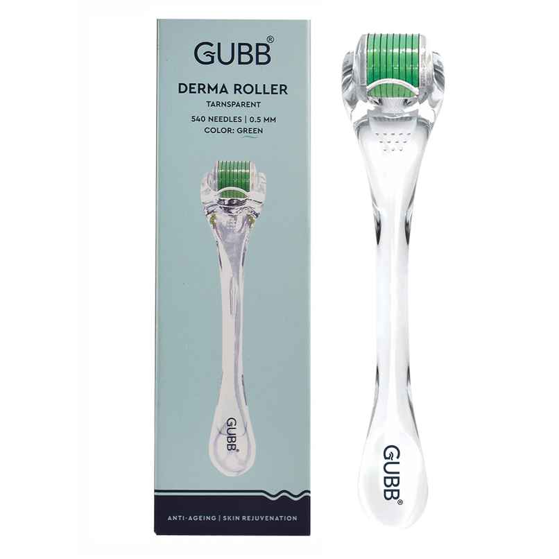 GUBB Derma Roller 0.5 Needle | Transparnt Green GUBB Derma Roller 0.5 Needle | Transparnt Green