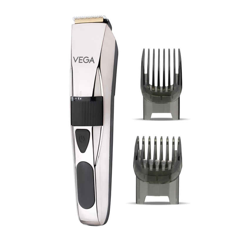 Vega P3 Battery Powered Trimmer for Men, USB C Type, 160 Mins Runtime & 2 Beard Comb, (VHTH-27)