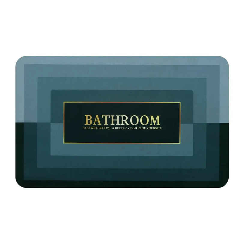 Homeharmony Rubber Floor Protecting Mat, Dark Blue (57x36Cm) Homeharmony Rubber Floor Protecting Mat, Dark Blue (57x36Cm)