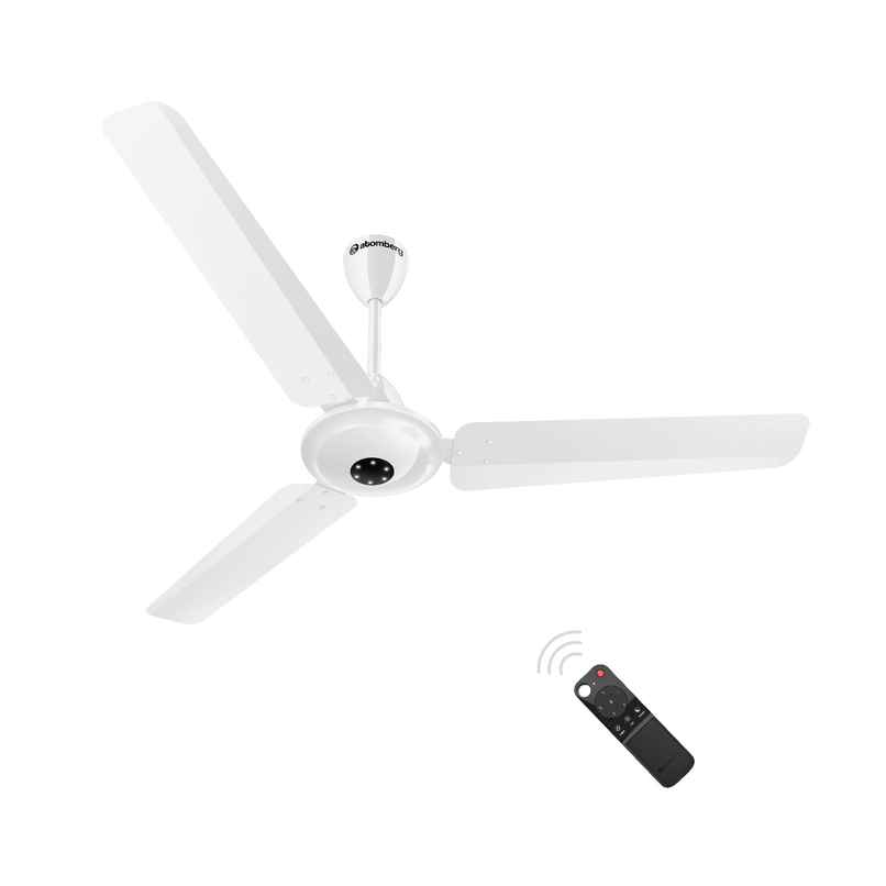 Atomberg Efficio Alpha BLDC Ceiling Fan,1200mm,Remote Control,BEE 5 Star,LED Indicators,Gloss White