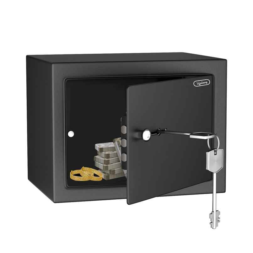 Lifelong Llhsm01 8.6 L Home Safe Mechanical Locker - 0.3 Cubic ft - Black Lifelong Llhsm01 8.6 L Home Safe Mechanical Locker - 0.3 Cubic ft - Black