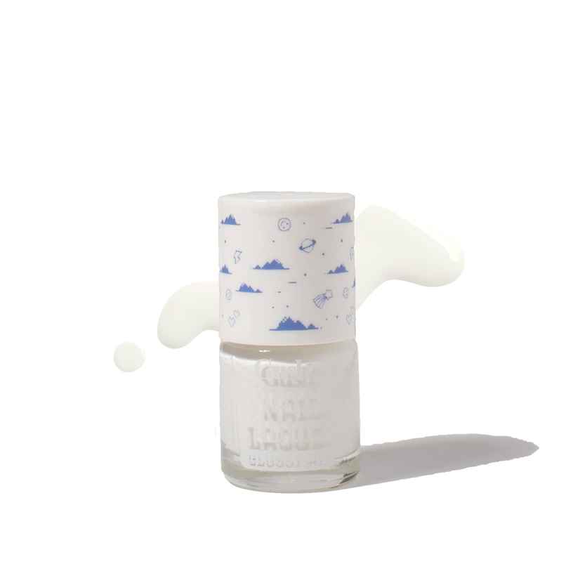 Gush Gel Nail Paint/Polish – Frosted Vanilla | Glossy Finish Nail Polish | Long Lasting Lacquer | Soft Nude Beige