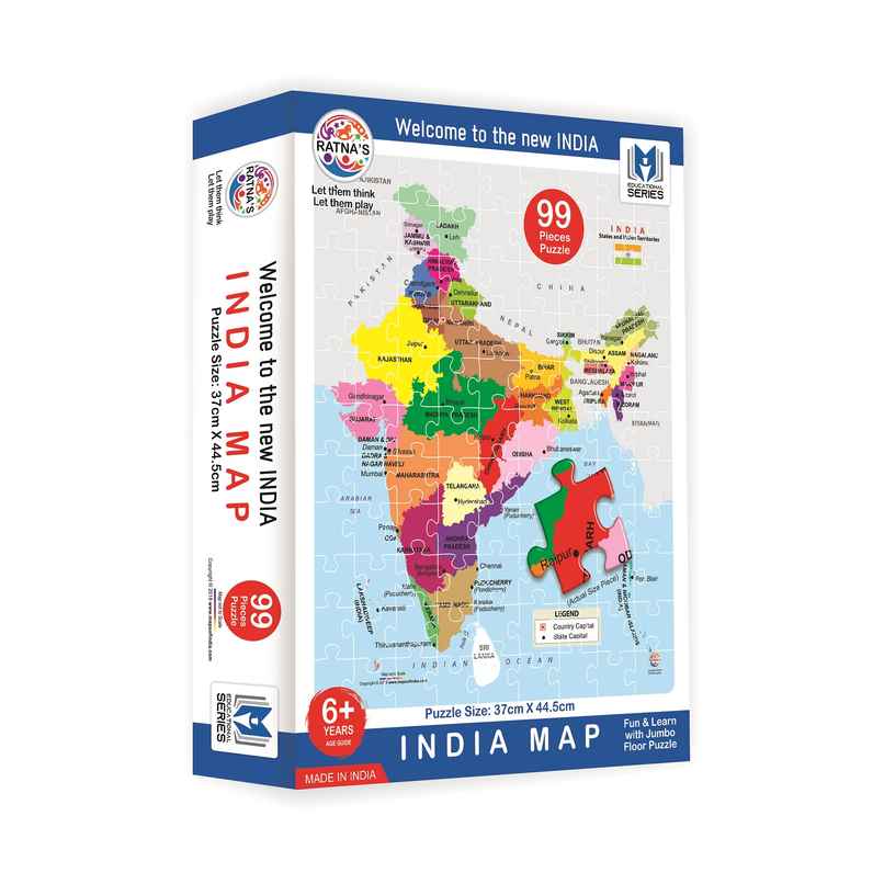 Ratna's India Map Jigsaw