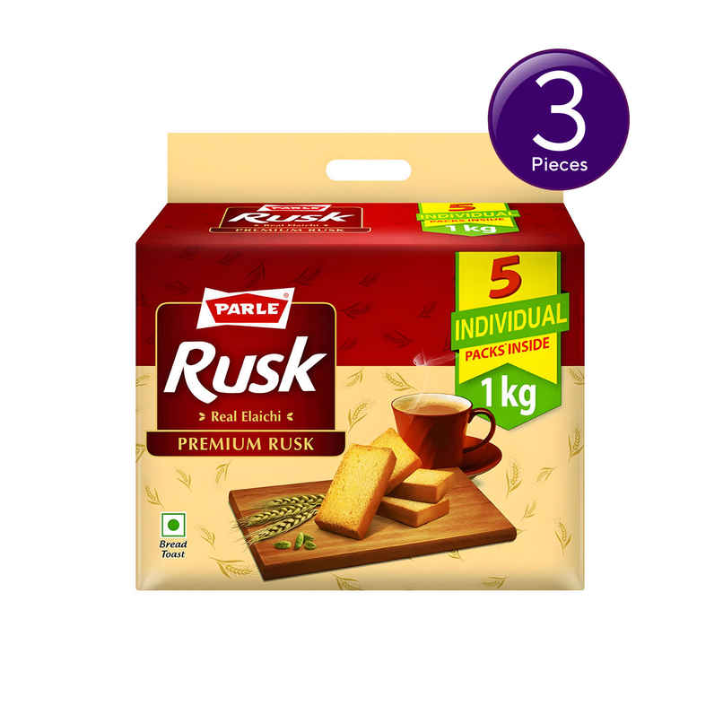 Parle Elaichi Rusk Combo  