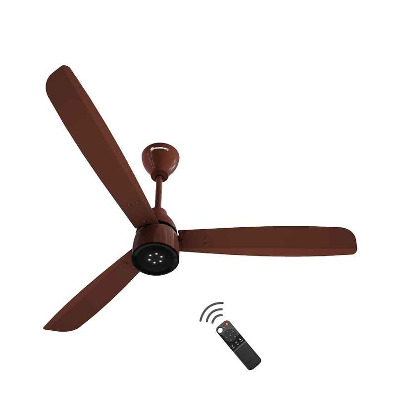 Atomberg Renesa Enzel BLDC Ceiling Fan,1200mm,Remote Control,BEE 5 Star,LED Indicators,Gloss Brown