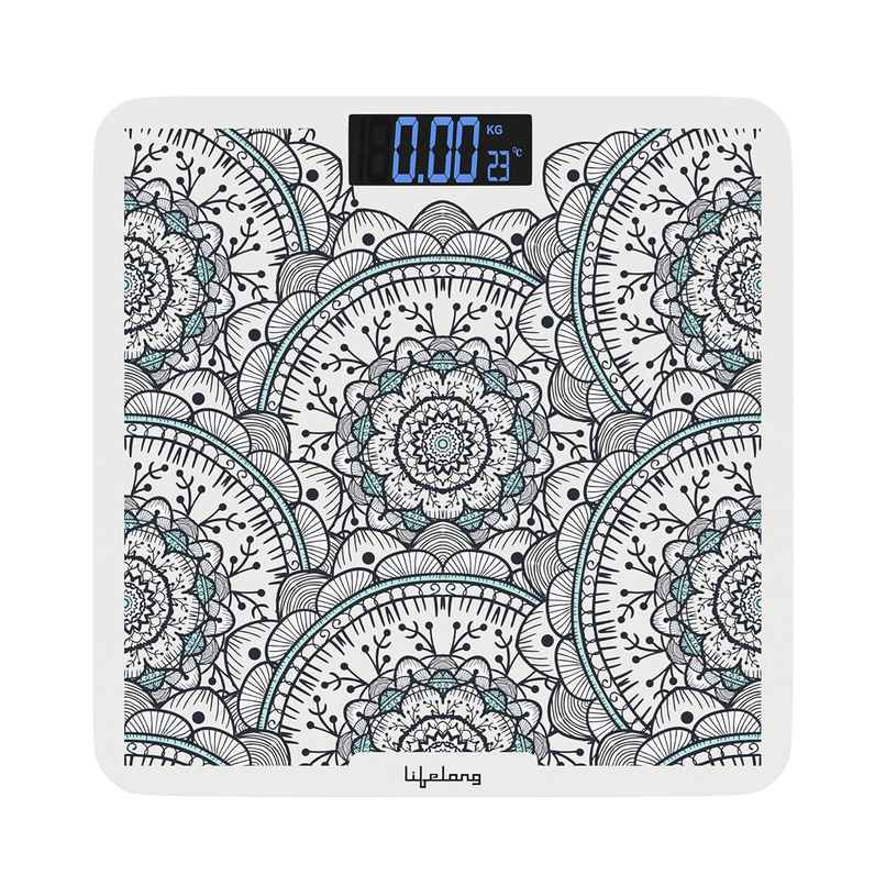 Lifelong Nimbus LLWS81 Digital Weight Machine - Tempered Glass