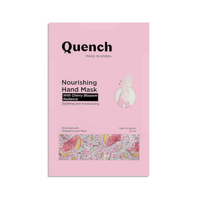 Quench Nourishing Manicure Hand Mask | With Mon Cherry Radiance