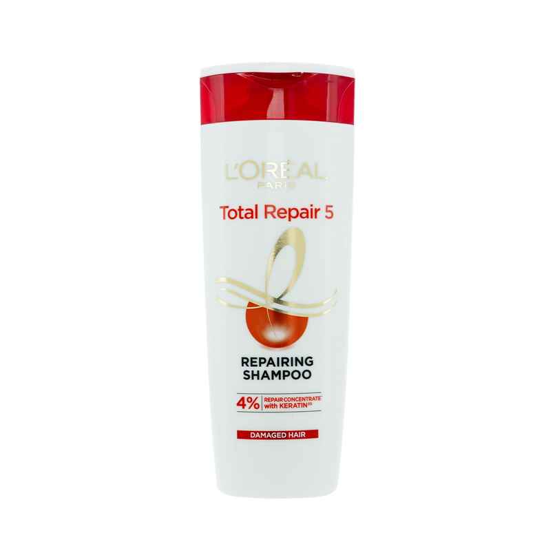 L'Oreal Paris Total Repair 5 Repairing Shampoo With Keratin XS For Damaged Hair L'Oreal Paris Total Repair 5 Repairing Shampoo With Keratin XS For Damaged Hair