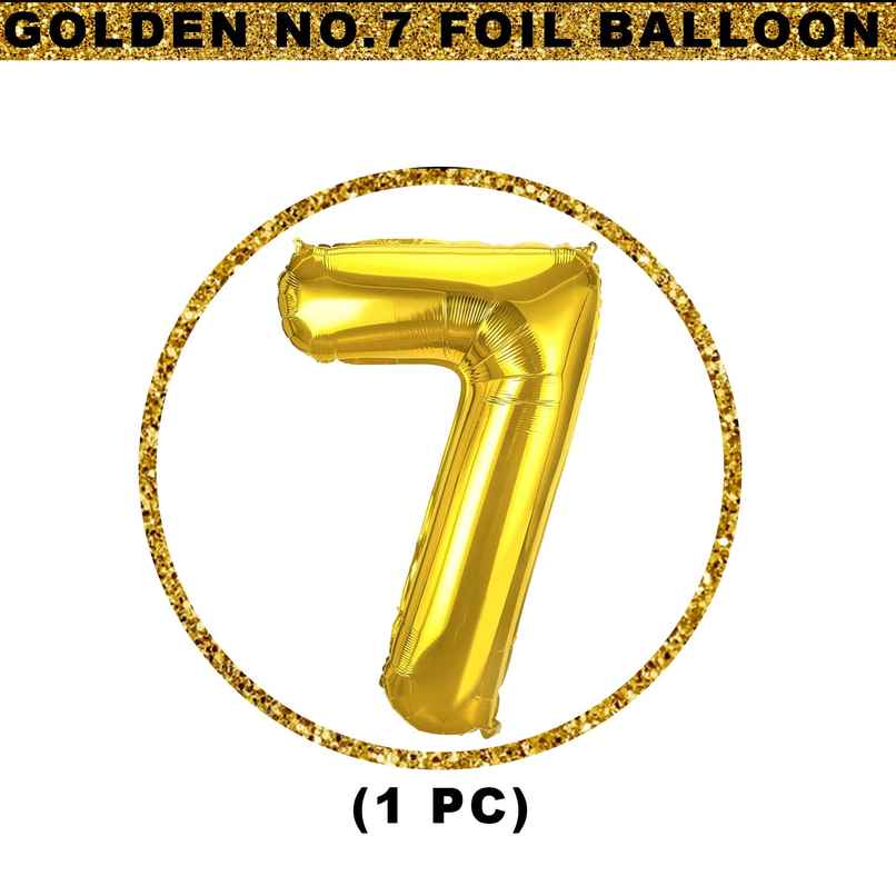 Let's Vybe Foil Balloon Number 7