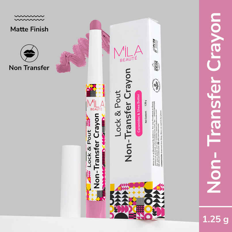 Mila Beaute Transferproof Long Lasting Matt Crayon I Smudge Proof & Lightweight I 6 - Low Key