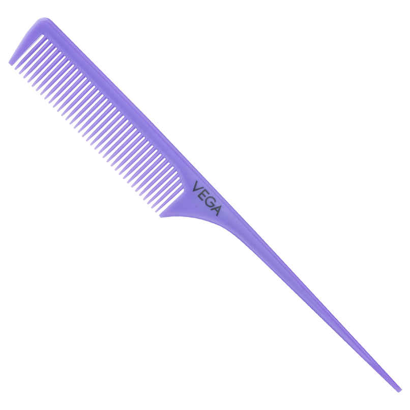 VEGA Tail Comb-Rat Tail Comb- Long Head With Long Tail For Men And Women | All Hair Types | 1272 VEGA Tail Comb-Rat Tail Comb- Long Head With Long Tail For Men And Women | All Hair Types | 1272