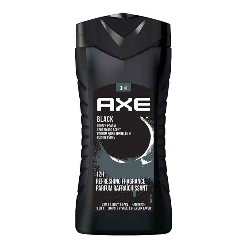 Axe Black 3-in-1 Body,Face & Hair Wash | For Men