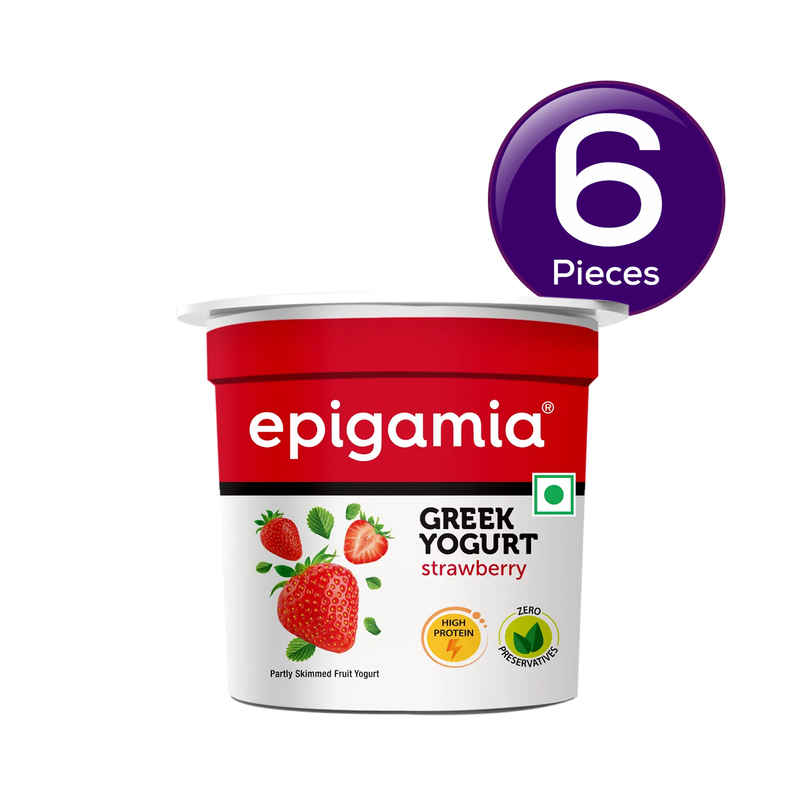 Epigamia Greek Yogurt- Strawberry Combo