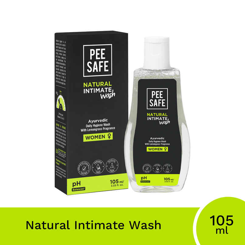 Pee Safe Natural Intimate Wash for Women | Dermatologically Tested