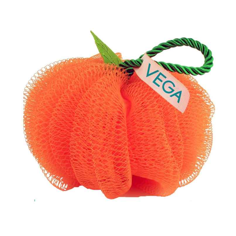 VEGA Orange Sponge, Bath Shower Loofah for Women and Men, (BA-3/10)