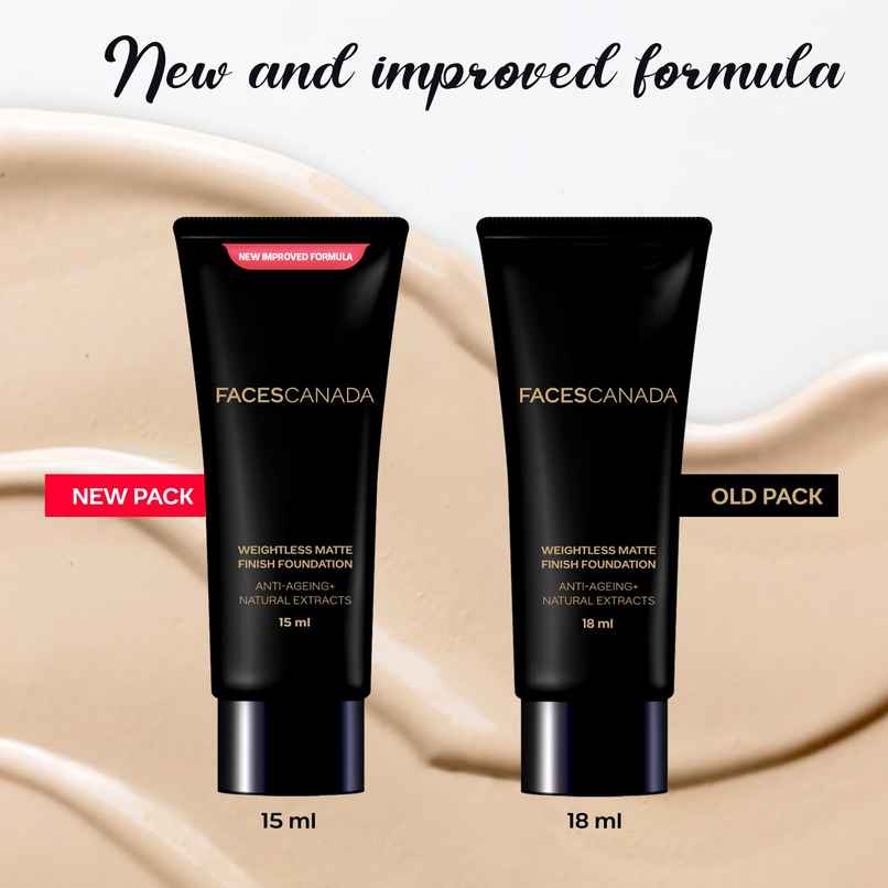 Faces Canada Weightless Matte Finish Foundation - Beige Faces Canada Weightless Matte Finish Foundation - Beige