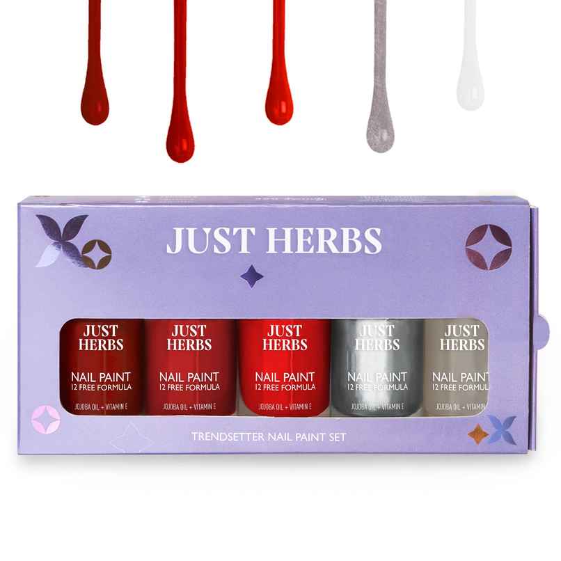 Just Herbs Trendsetter Nail Paint Kit Just Herbs Trendsetter Nail Paint Kit