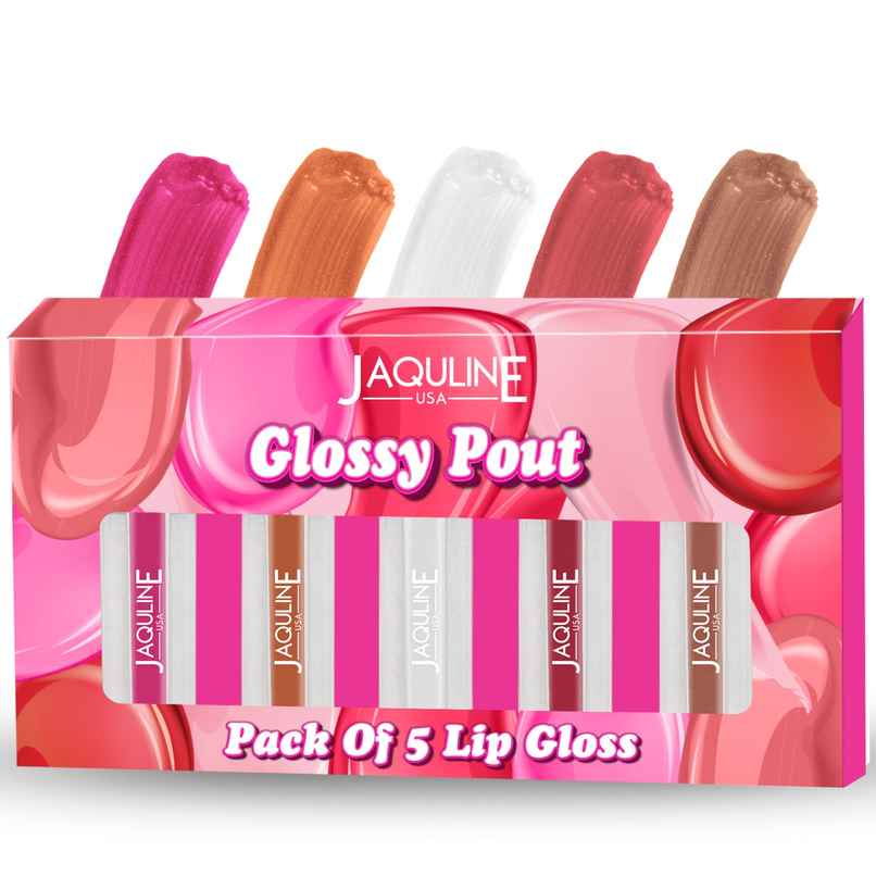 Jaquline USA Glossy Pout - Pack of 5