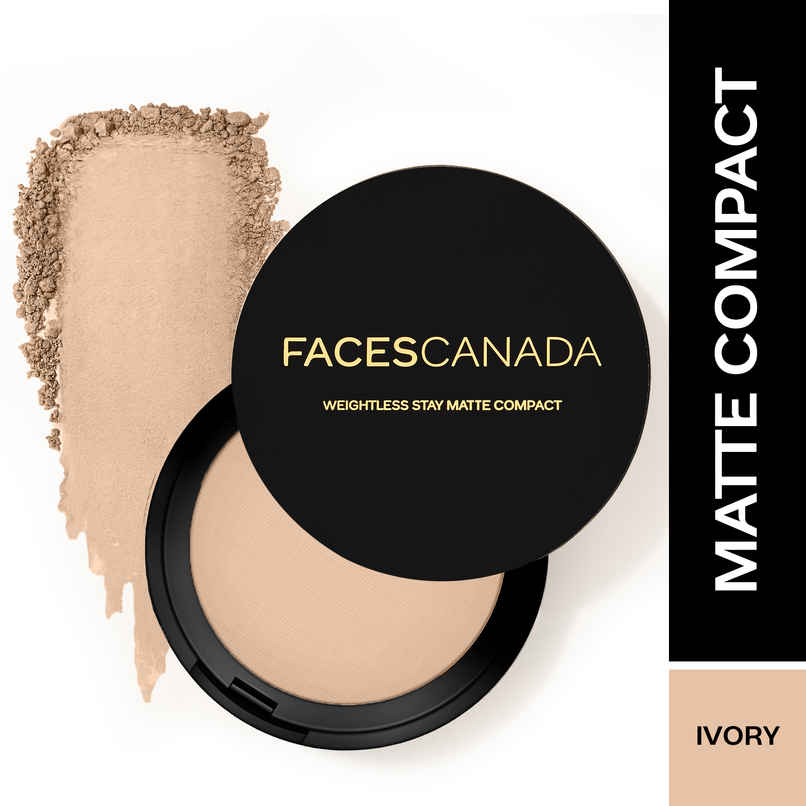Faces Canada Compact Powder - Ivory | Blends Effortlessly Faces Canada Compact Powder - Ivory | Blends Effortlessly
