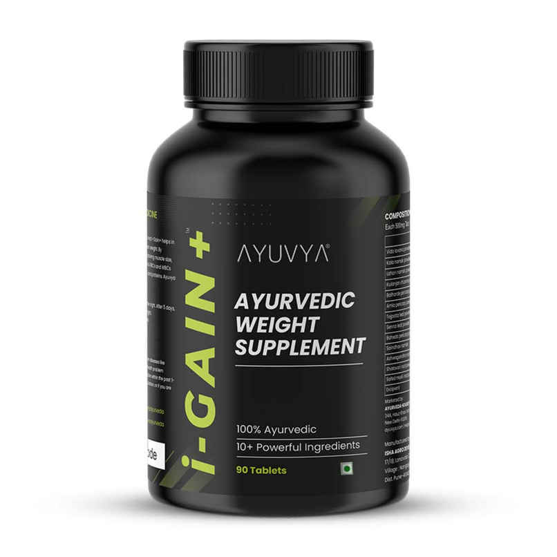 Ayuvya i-Gain+ Ayurvedic Weight Gain Tablets