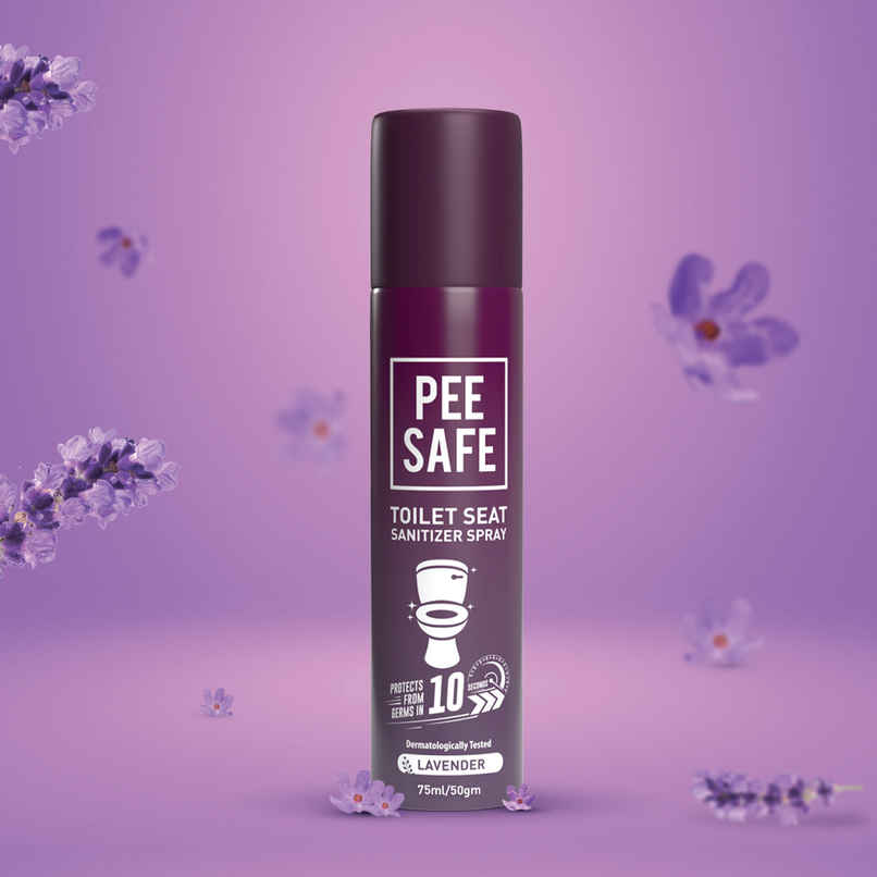 Pee Safe Toilet Seat Sanitizer Spray (Lavender)