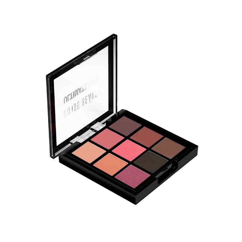 Swiss Beauty Ultimate 9 Pigmented Colors Eyeshadow Palette - Shade 03