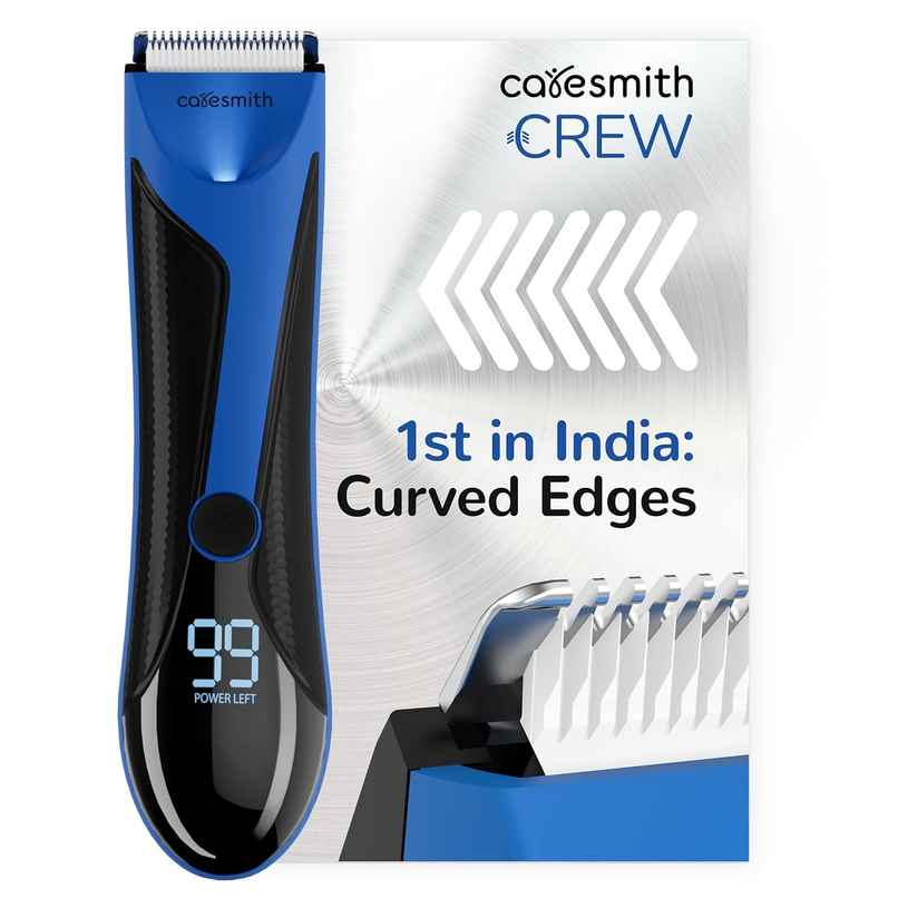 Caresmith Crew Manscaping Body Trimmer: Safe, Rechargeable Trimmer for Intimate Area Grooming