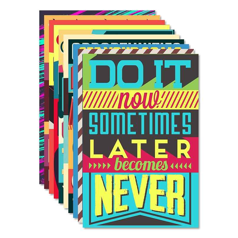 Paper Plane Design Wall Posters For Office Decor | Set of 10 | Size | 12 Inch x 18 Inch | D75