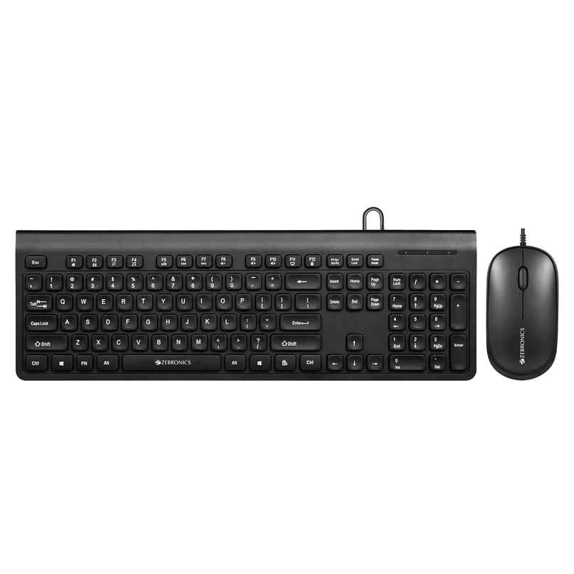 Zebronics Judwaa 880 Wired Usb Keyboard & Mouse Combo | Plug & Play | 3 Button Mouse Zebronics Judwaa 880 Wired Usb Keyboard & Mouse Combo | Plug & Play | 3 Button Mouse