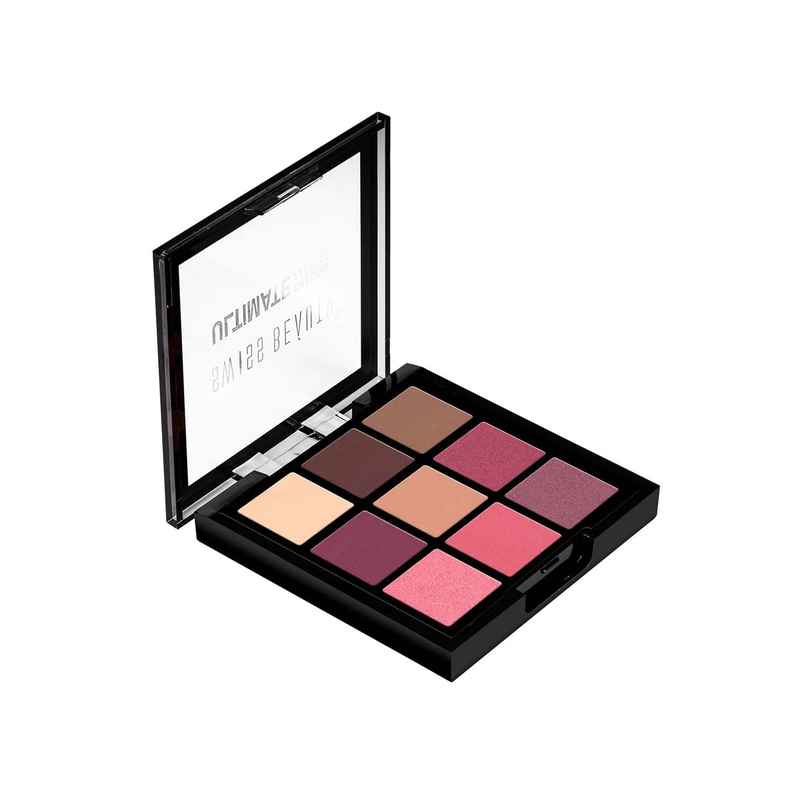 Swiss Beauty Ultimate 9 Pigmented Colors Eyeshadow Palette - Shade 01 Swiss Beauty Ultimate 9 Pigmented Colors Eyeshadow Palette - Shade 01
