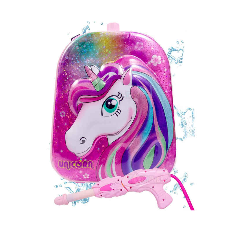 Toyshine Holi Water Toy Gun with Pressure Mechanism | Back Holding Tank 5.0 L | Unicorn Pink Toyshine Holi Water Toy Gun with Pressure Mechanism | Back Holding Tank 5.0 L | Unicorn Pink