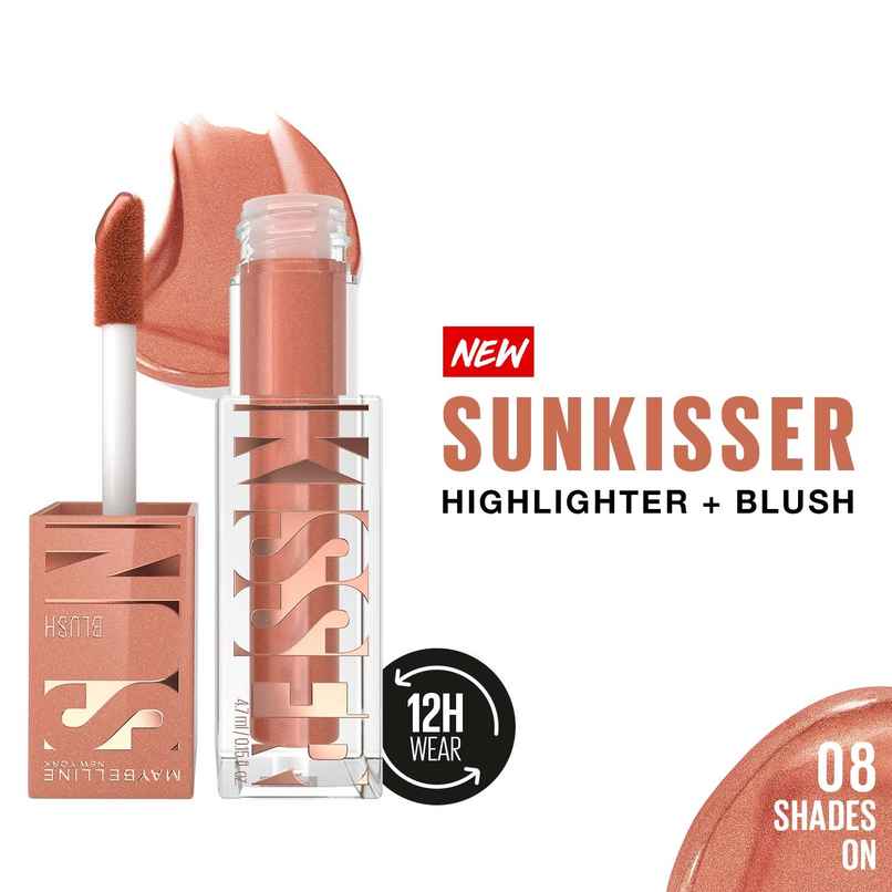 Maybelline New York Sunkisser Glow Blush | All Over Glow Booster | Shades On Maybelline New York Sunkisser Glow Blush | All Over Glow Booster | Shades On