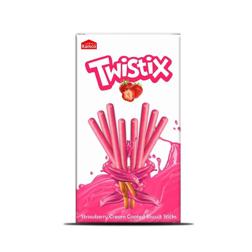 Kamco Twistix Strawbwerry Flavoured Sticks