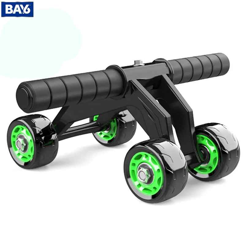 BAY6 Ab Roller with 4 Wheels For Core Workout