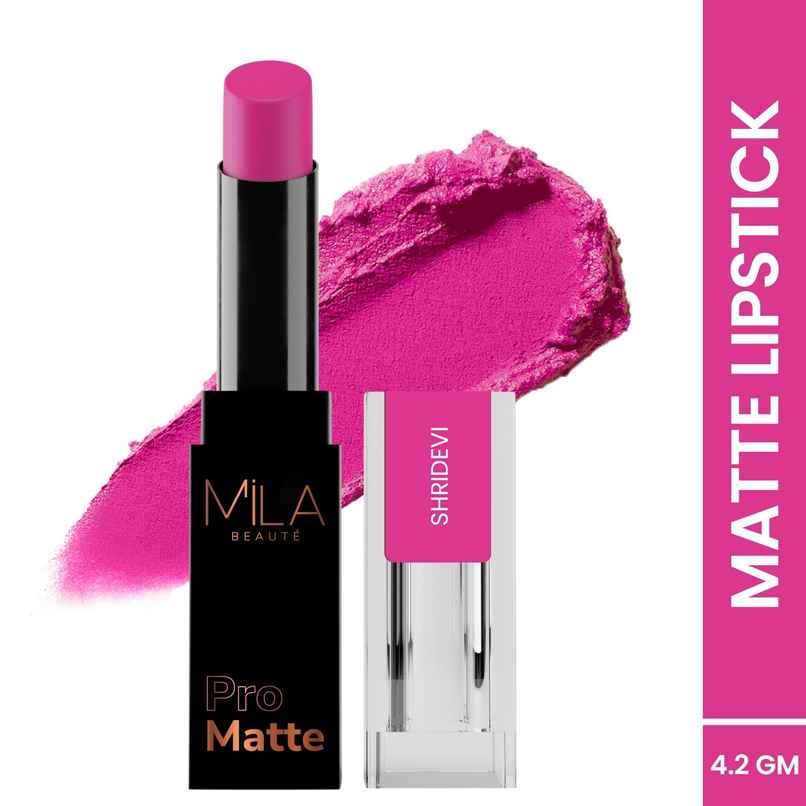 Mila Beaute Pro Mattes Lipstick Luxurious Creamy Matte Texture - 13 Shridevi