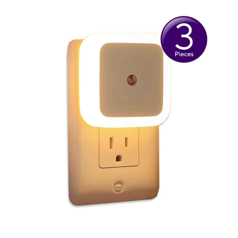 Festivora Smart Night Sensor Warm White Light Bulb | Automatic On/Off Dim Led | Night Light Combo 