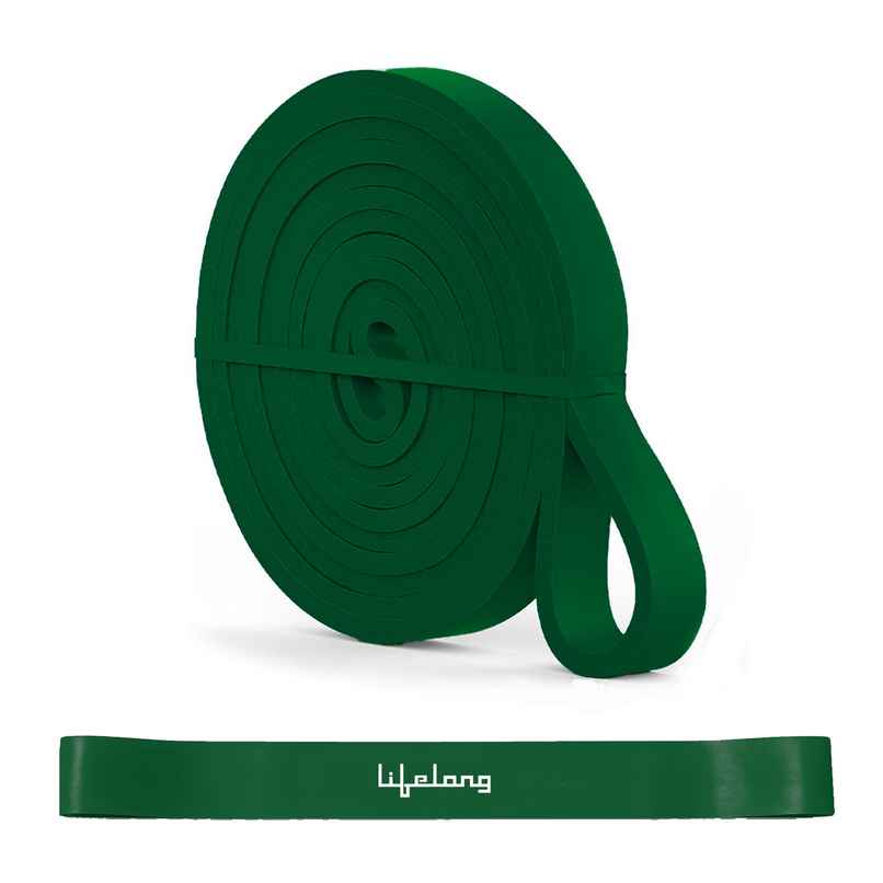Lifelong Heavy Resistance Band For Workout|Exercise&Stretching|Medium,(Llrb235B,Darkgreen) Lifelong Heavy Resistance Band For Workout|Exercise&Stretching|Medium,(Llrb235B,Darkgreen)