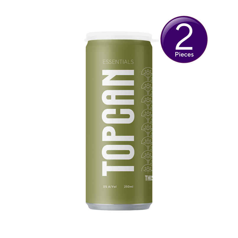 TOPCAN Ginger Ale With Caffeine - Carbonation That Doesn't Go Flat Combo