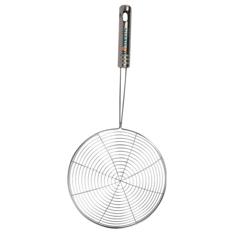 Kuber Industries Stainless Steel Deep Fry Jhara Skimmer Puri Strainer | 16 cm