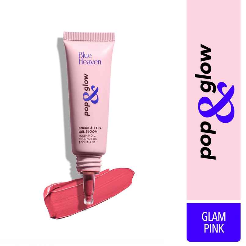 Blue Heaven Pop & Glow Gel Blush - Glam Pink Blue Heaven Pop & Glow Gel Blush - Glam Pink