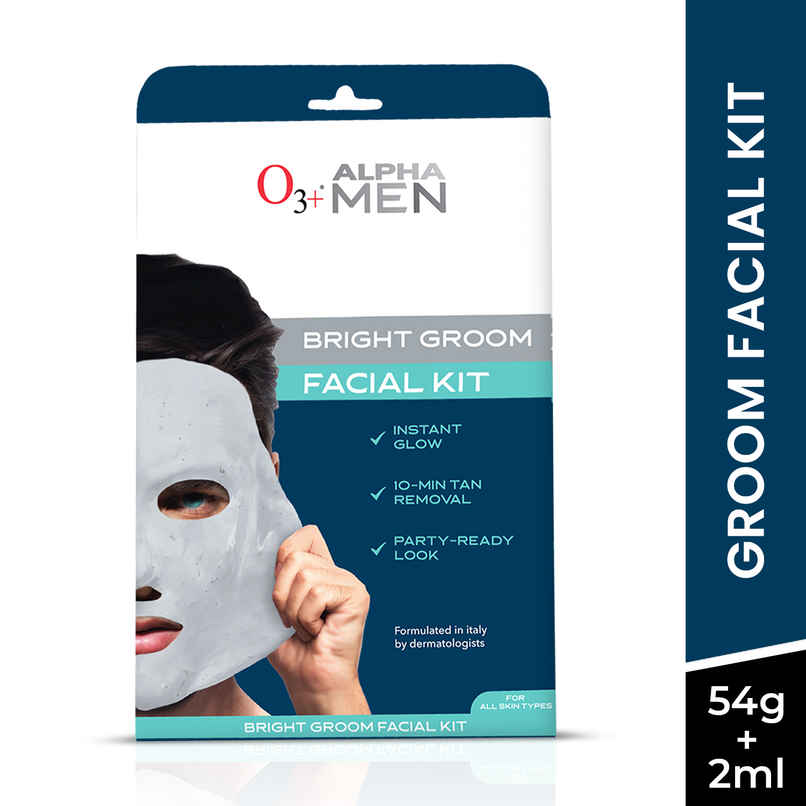 O3+ Alpha Men Bright Groom Facial Kit O3+ Alpha Men Bright Groom Facial Kit