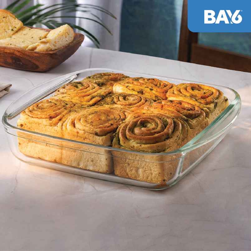 BAY6 Premium Imported Borosilicate Baking Dish Square - 1.6 L BAY6 Premium Imported Borosilicate Baking Dish Square - 1.6 L