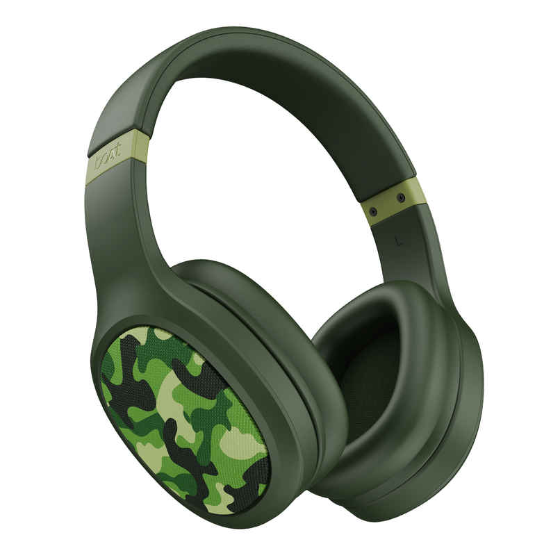 boAt Rockerz 460 Over Ear BT Headphones W/ 30H Playtime, 40Mm Drivers, Signature Sound(Army Green)