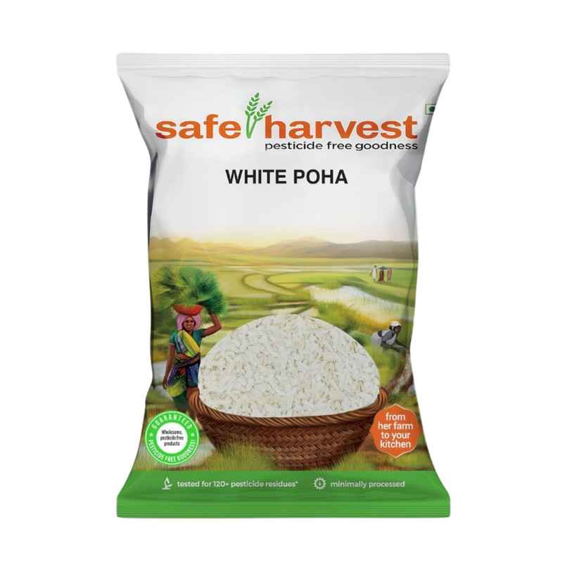 Safe Harvest Pesticide- Free White Poha Safe Harvest Pesticide- Free White Poha