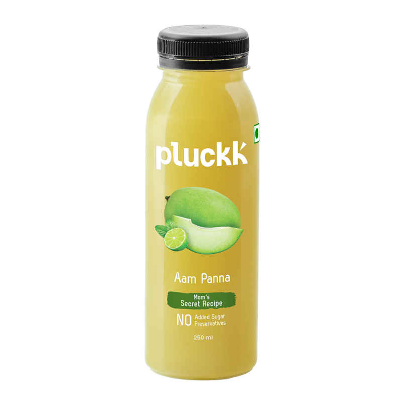 Pluckk Cold-Pressed Aam Panna Juice | No Added Sugar | No Preservatives | Hydration | Gut Health Pluckk Cold-Pressed Aam Panna Juice | No Added Sugar | No Preservatives | Hydration | Gut Health