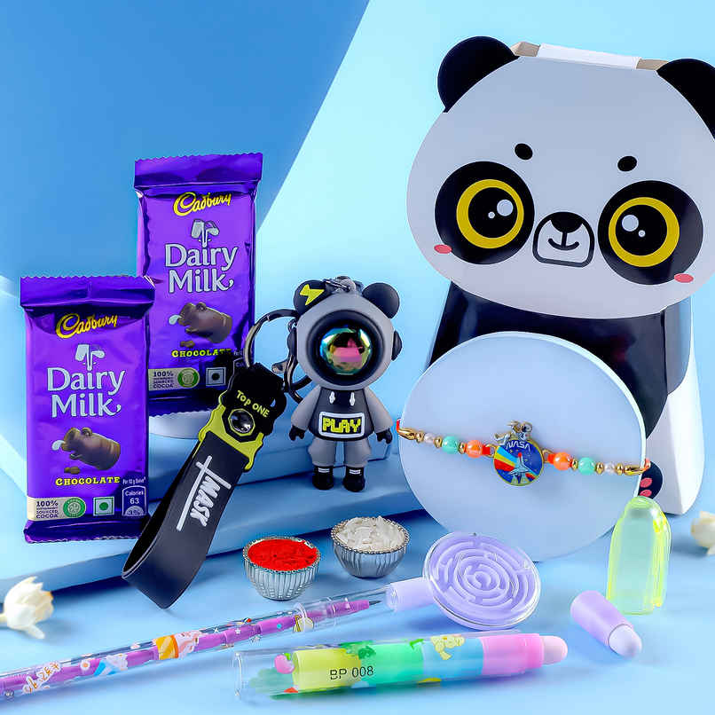 FNP Panda Kids Rakhi Gift Hamper
