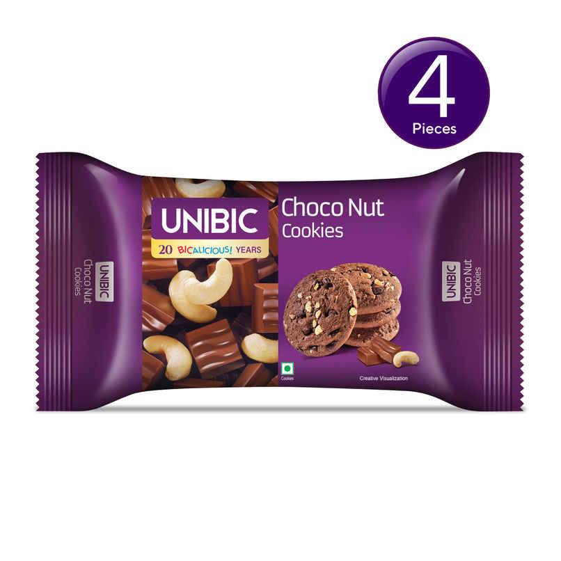 UNIBIC Choco Nut Flavoured Biscuits | Artificial Colour-Free And Preservative-Free Combo