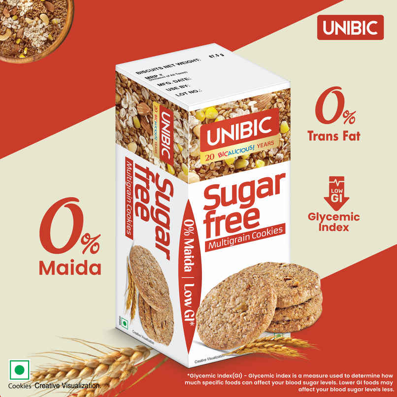 UNIBIC Sugar Free Multigrain Cookies