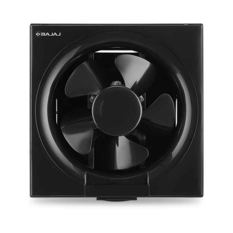 Bajaj AirOut Dom Exhaust Fan, 150mm, 4 Star, 100% Copper Motor, Auto Thermal Protector, Black
